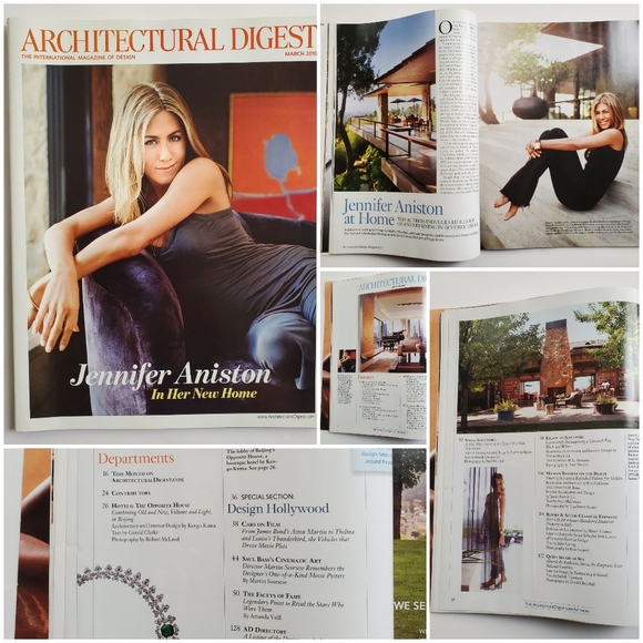 Architectural Digest Mar 2010 Jennifer Aniston in Her New Home - Picture 10 of 10